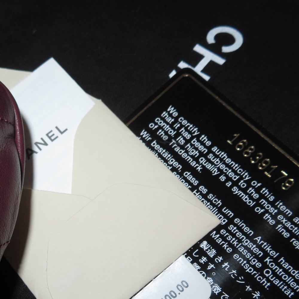 CHANEL Coco Pleats Bag Burgundy - Picture 13 of 16